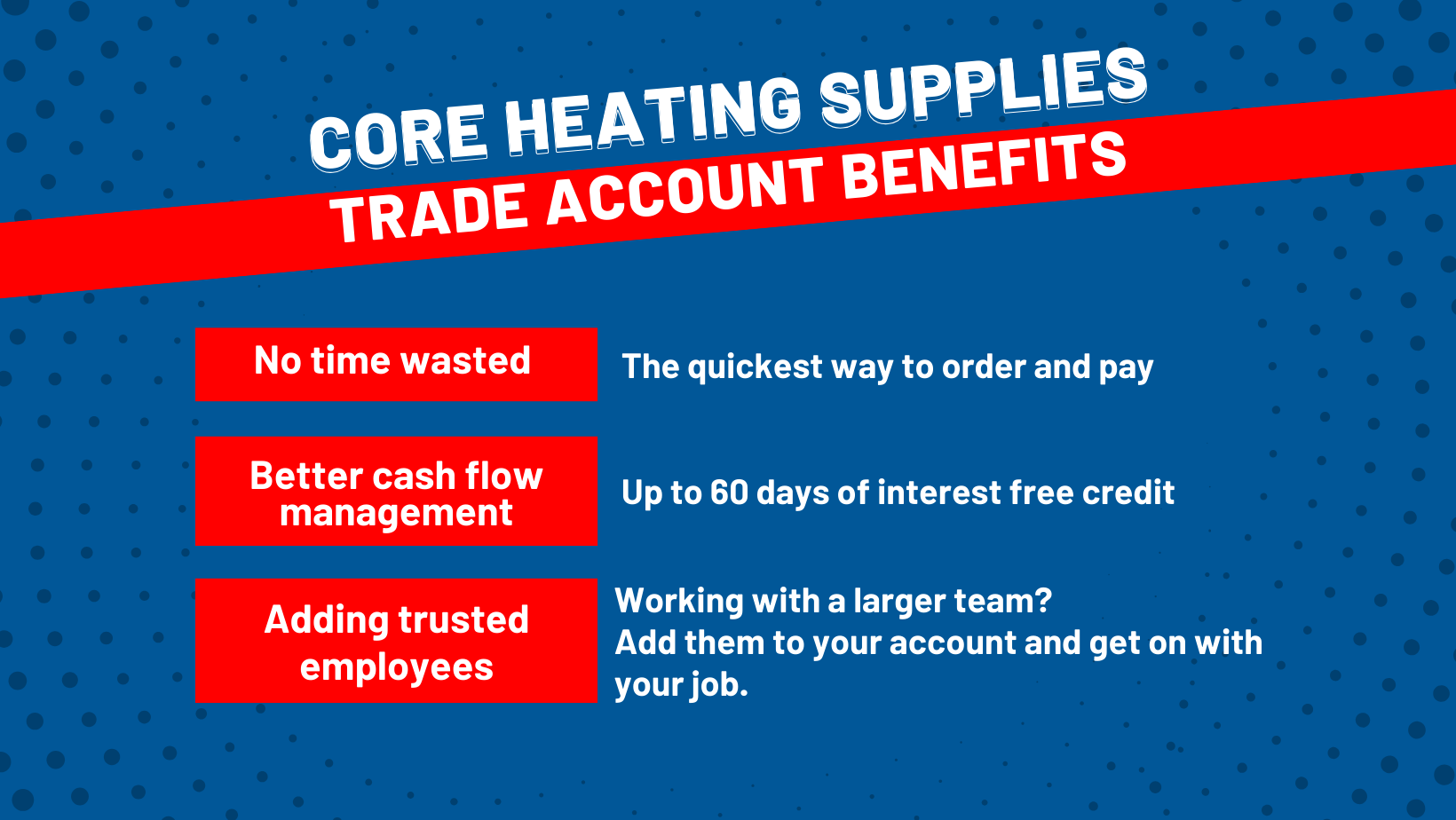 Core Heating Banner